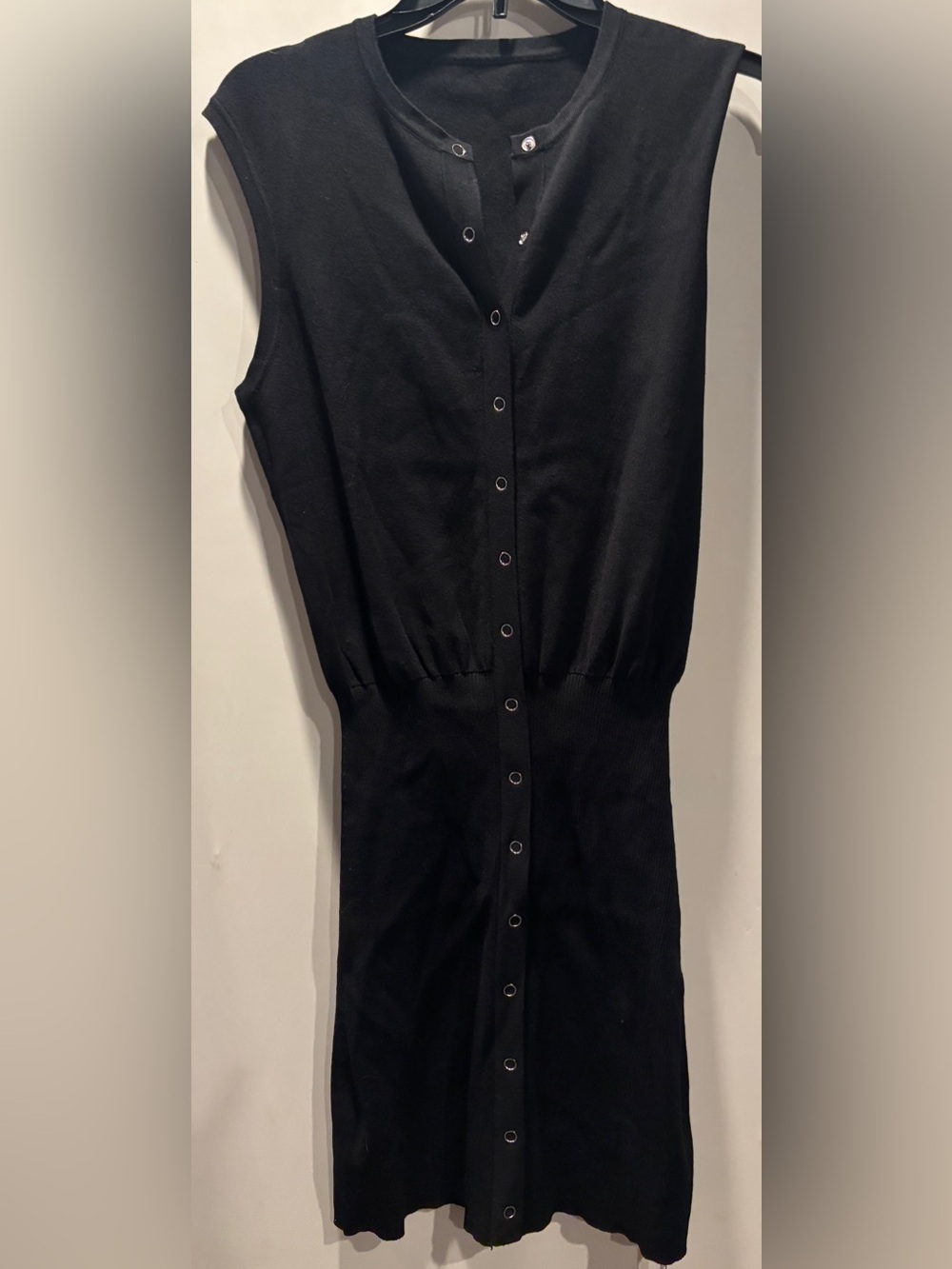 Commence Sleeveless Black Body con Dress Size Large